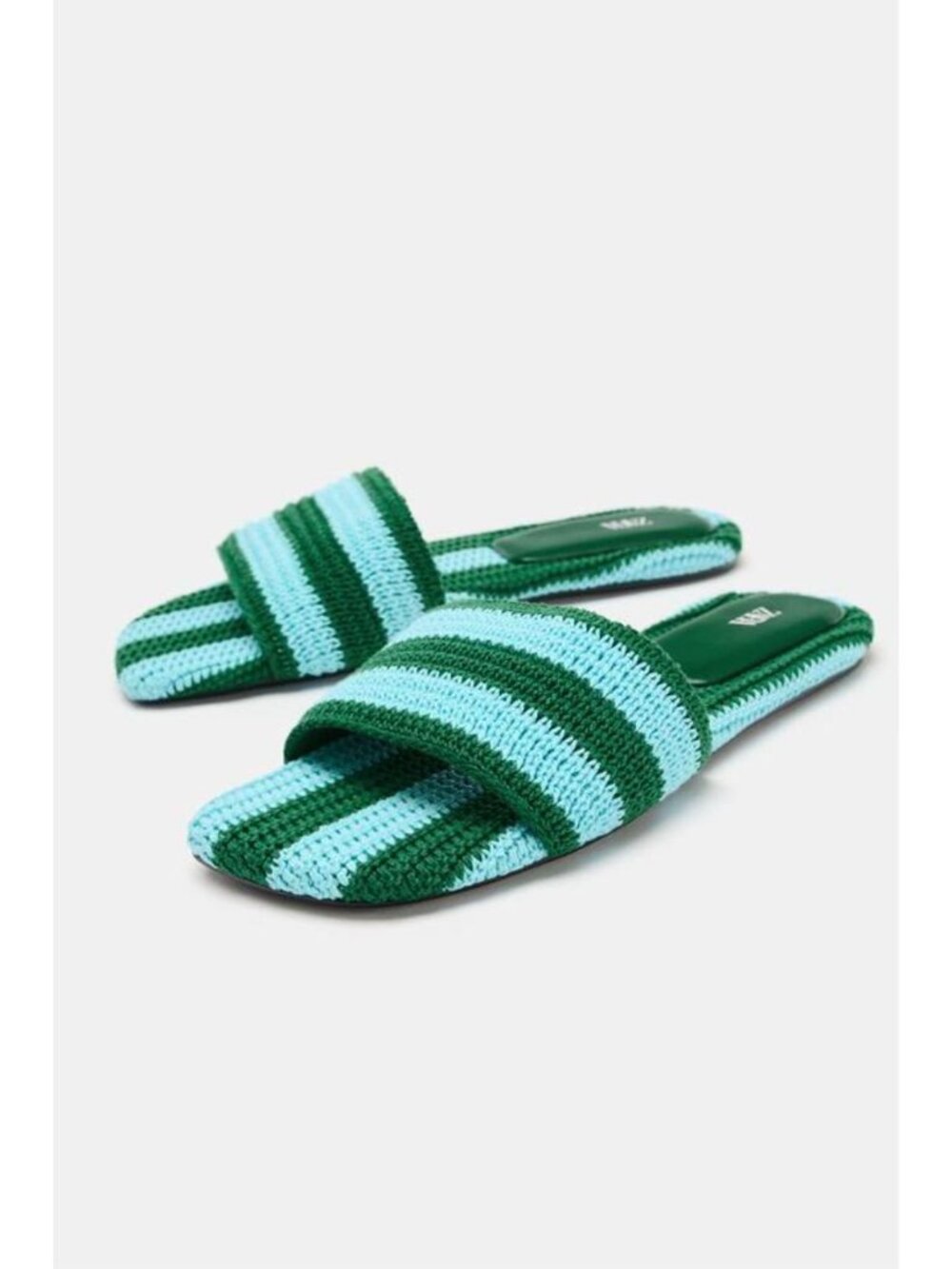 ZARA CROCHET FLAT SANDALS - Picture 5 of 7